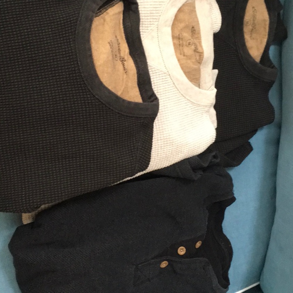 4 Eddie Bauer warm men’s shirts all 4 $60